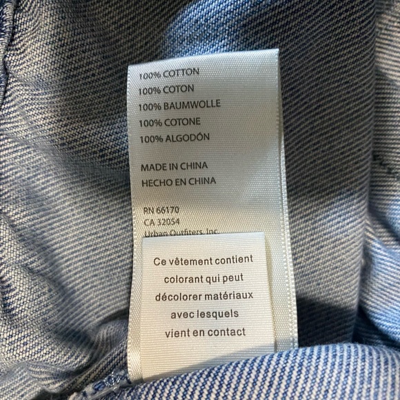 Free People We The Free Pull On Wide Leg Denim Pants Size M - Picture 6 of 6